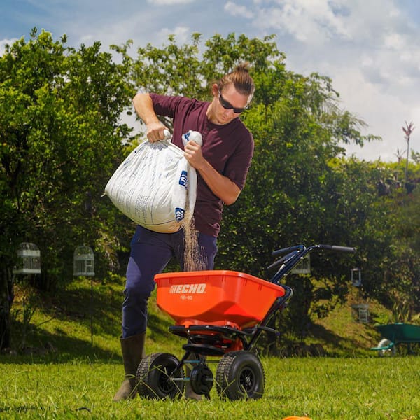 ECHO 60 lbs. Heavy-Duty Spreader RB-60 - The Home Depot