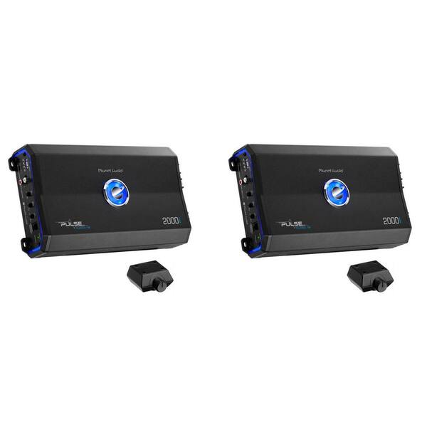Planet Audio 2000-Watt A/B Mono Power Car Amplifier with Remote (2-Pack)