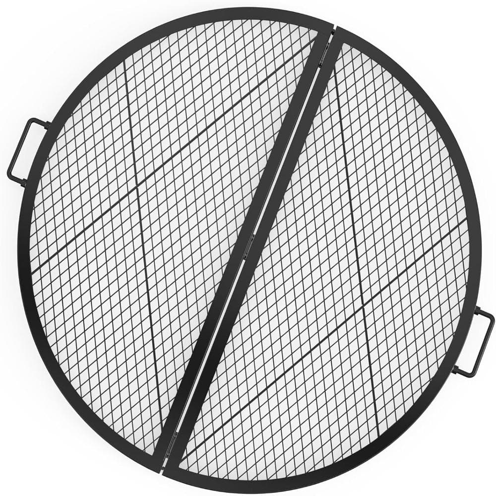 36 in. X-Marks Fire Pit Grill Grate, Heavy-Duty Steel Foldable Campfire BBQ Cooking Grid with Handle price history on PriceWatchPro