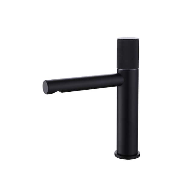 Modern Contemporary Bathroom Faucet 1 Handle Bidet Faucet with Hot Cold Water Mixer Tap in Black