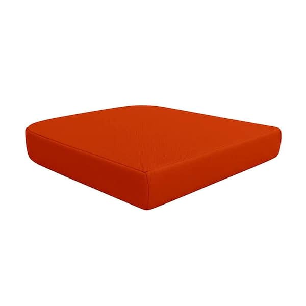 Cushion 17.5 x 18 x 2 Sunbrella Outdoor Patio Dining Chair Cushions with High-Density Foam Huntington Adobe