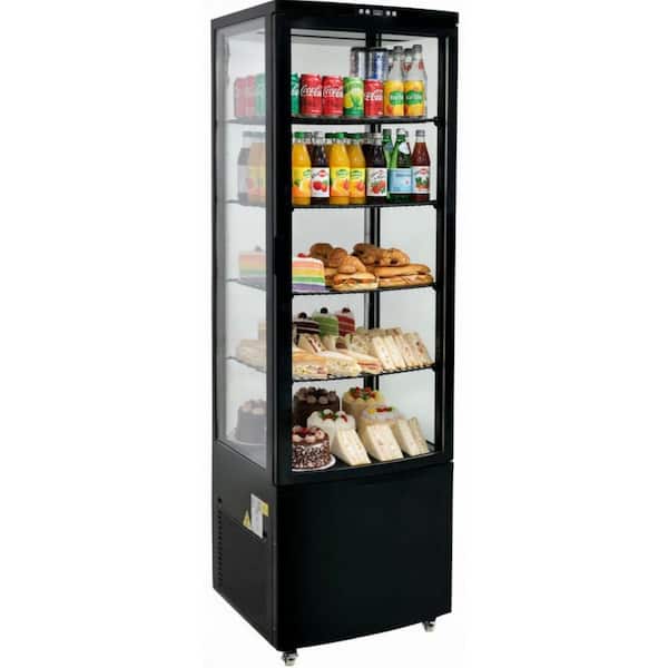 18.3 in. 8.3 cu. ft. NSF Merchandiser Bakery Case Refrigerator Display ECL238 Black