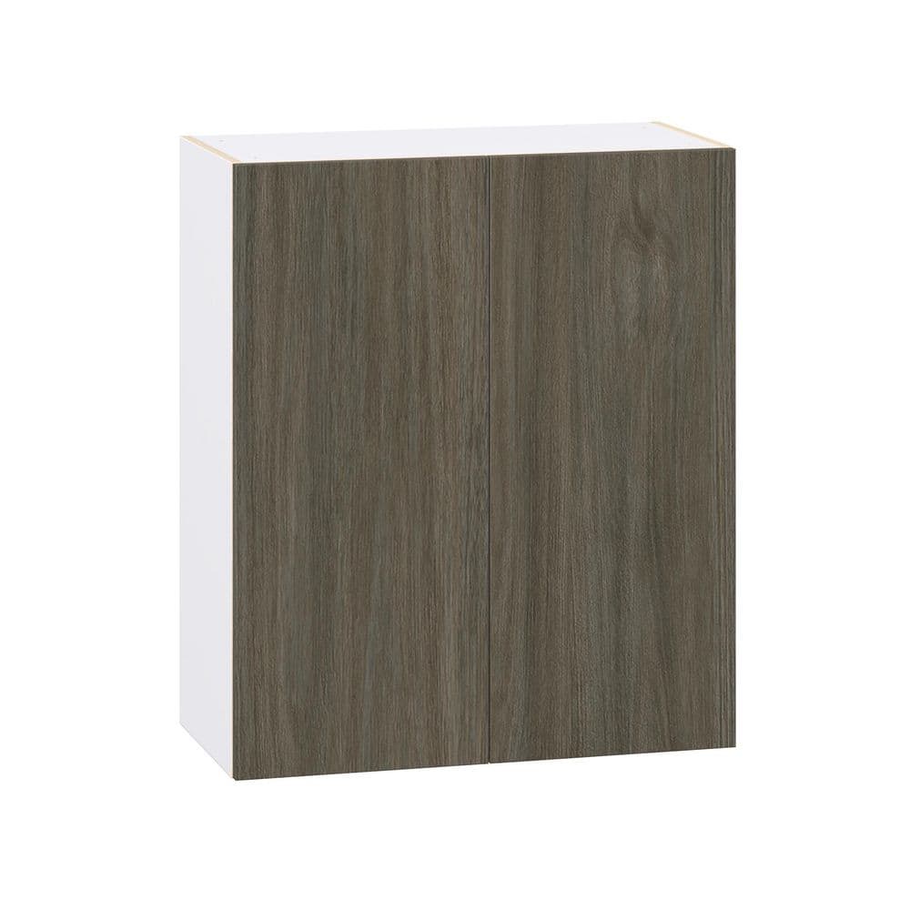 Timberline Slab Walnut Assembled Wall Kitchen Cabinet with Full Height Door (30 in. W x 35 in. H x 14 in. D) price history on PriceWatchPro