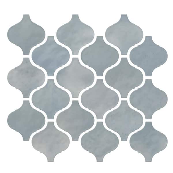 【WHIMSIC】ARABESQUE PATTERN JACQUERDKNIT Daltile LuxeCraft Whimsy Gloss 11 in. x 12 in. Glazed Ceramic