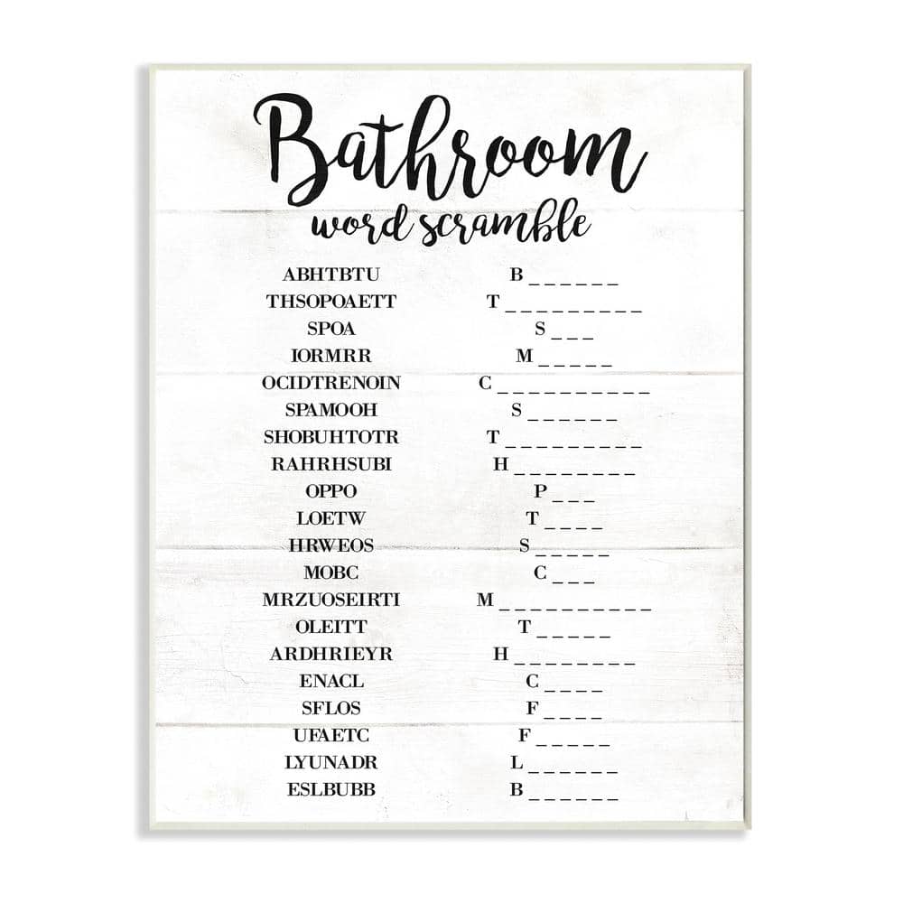 Design by Artist Daphne Polselli Stupell Industries Don't Be Gross Bathroom Family Home Word Wall Plaque 13 x 19