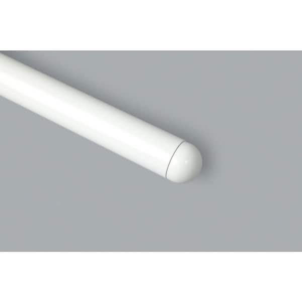 Dolle Prova White Aluminum 79 in. Long Handrail Kit