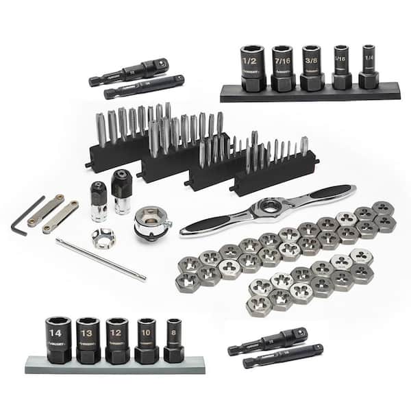 Husky SAE/Metric Extraction and Rethreading Set (91-Piece)