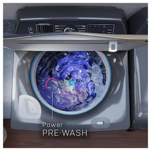 Profile 5.4 cu. ft. High-Efficiency Smart Top Load Washer in White with Quiet Wash Dynamic Balancing Technology