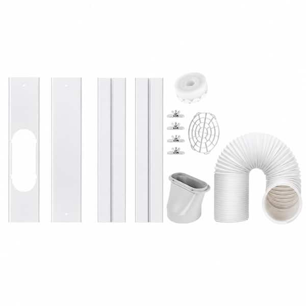 Portable Air Conditioner Window Vent Kit with 5.9 in Exhaust Hose and Adjustable AC Seal Panel