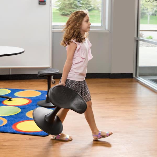  Wobble Stool Air balance ball chair on wheels