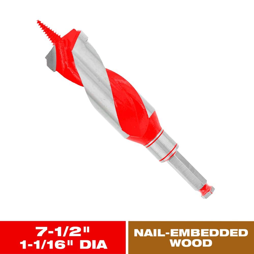 1-1/2 in. x 7-1/2 in. Auger Bit for Wood and Nail-Embedded Wood price history on PriceWatchPro