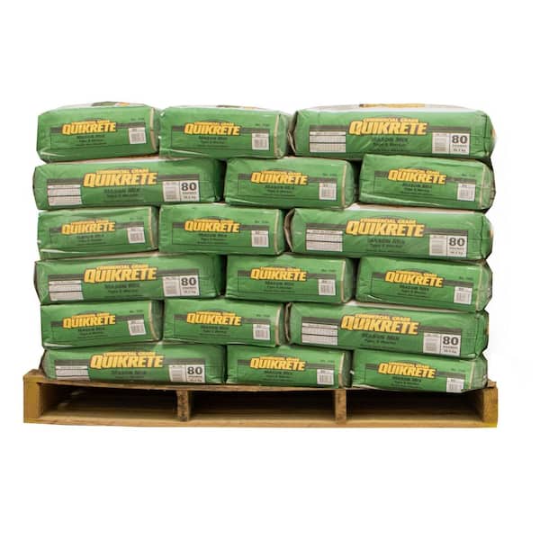 Pallet of Type S Mortar Mix - 64 Bags / 1  Pallet