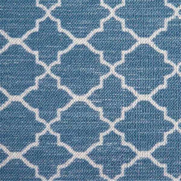Natural Harmony 9 in. x 9 in. Pattern Carpet Sample - Verandah - Color Lagoon