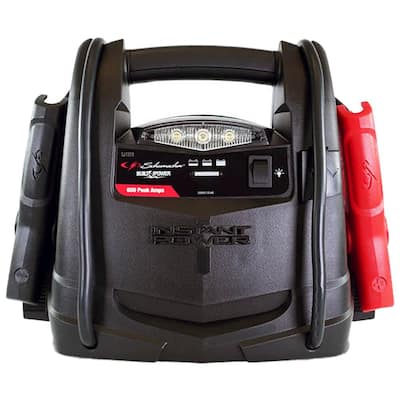 BLACK+DECKER 700 Peak Amp Portable Car Jump Starter with 12-Volt DC outlet  and USB Power J312B - The Home Depot