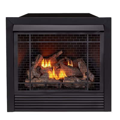 Dual Fuel Ng Lp Gas Fireplace Inserts The Home Depot Dual Fuel Ng Lp Gas Fireplace, Dual Gas Wood Fireplace Insert