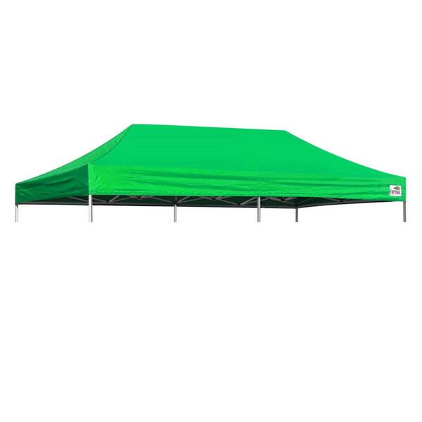Terracemaster USA New 10 ft. x 20 ft. Pop Up Replacement Canopy Tent Top Cover, Instant Ez Canopy Top Cover Only (kelly green)