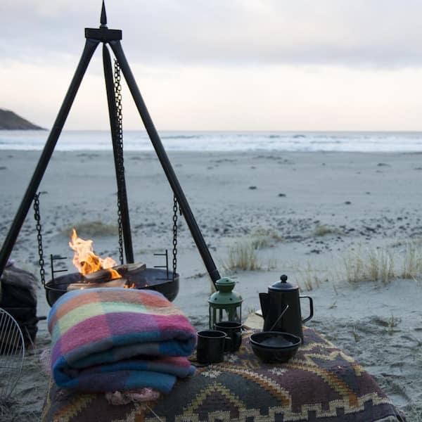 ESPEGARD Scandinavian Tripod Campfire Pan 60, Outdoor Fireplace