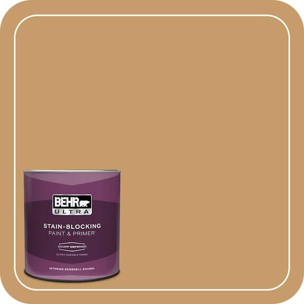 BEHR ULTRA 1 qt. #S290-5 Amber Autumn Extra Durable Eggshell Enamel Interior Paint & Primer