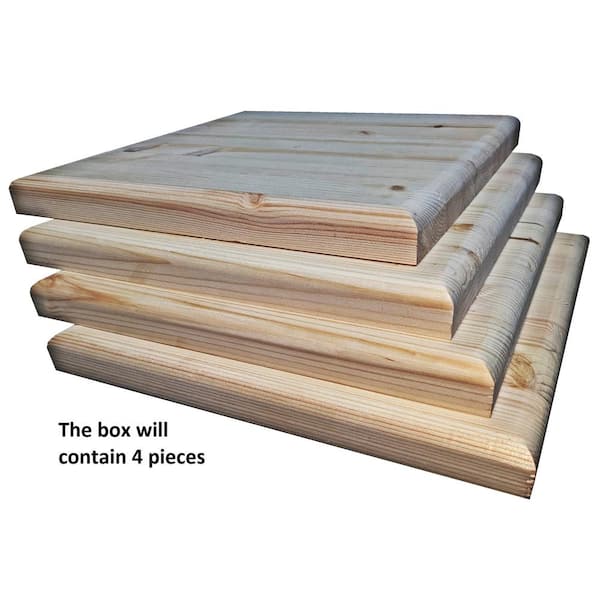 1 in. x 1 ft. x 1-1/2 ft. Allwood Pine Project Panel with Routed