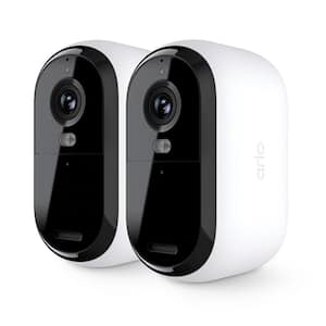 Blink Mini Indoor Wired 1080p Wi-Fi Security Camera - White (2-Pack)  B07X27VK3D - The Home Depot