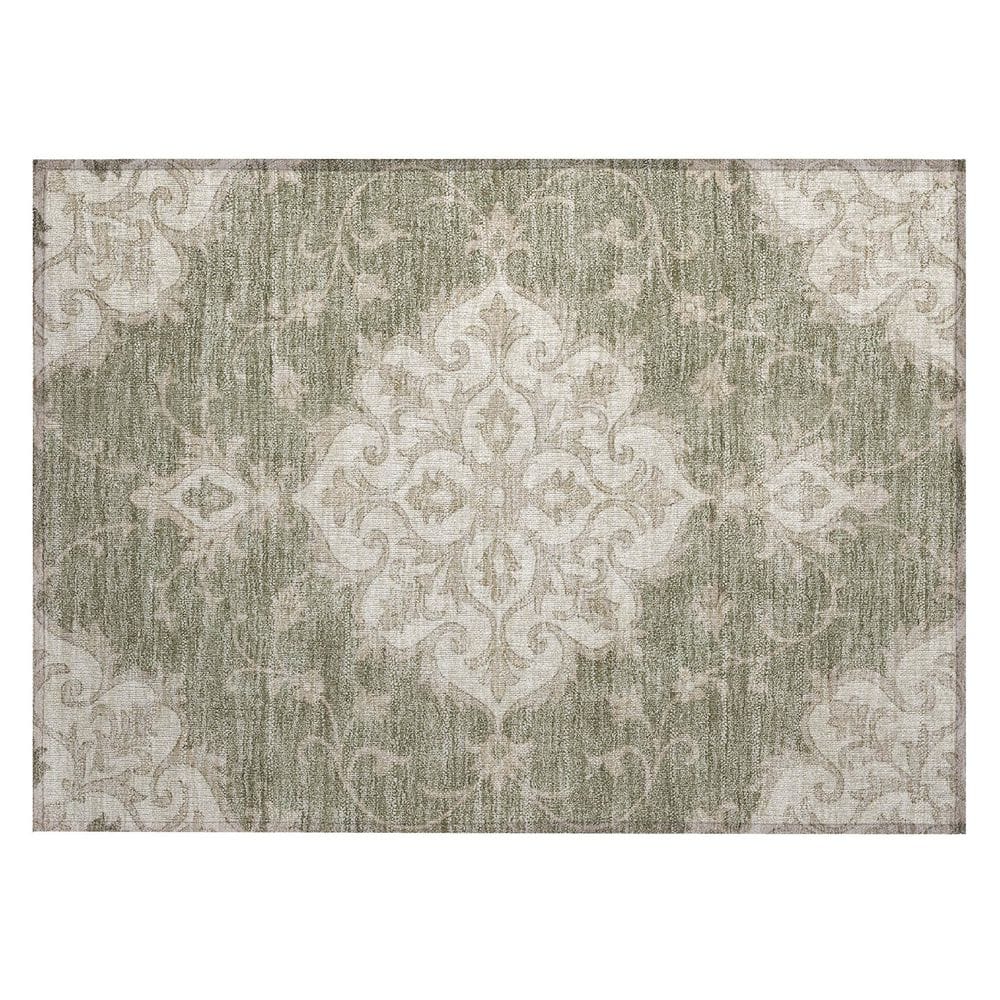 Chantille Machine Washable Indoor/Outdoor Abstract ACN2964 Fern 3 ft. x 4 ft. Area Rug price history on PriceWatchPro