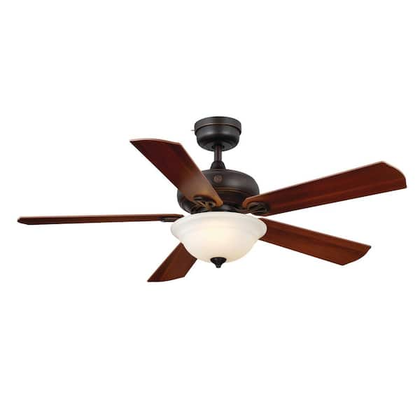 GE Selena 52 in. LED Indoor Bronze Ceiling Fan