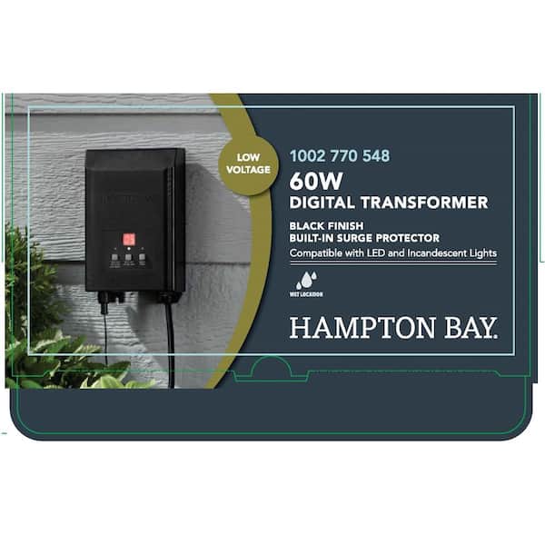 Hampton Bay 12-Volt Red Brass Low Voltage Integrated LED Waterproof Outdoor  Landscape Path Light 1EA Powered by Transformer ECP12-LED - The Home Depot