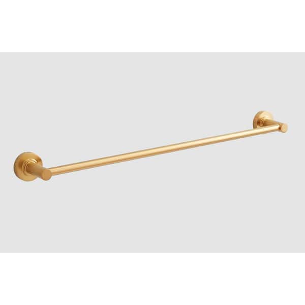 Lexia 18 in. Wall Mounted Towel Bar in Brushed Gold