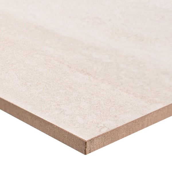 MSI Sanford Ivory 16 in. x 32 in. Matte Porcelain Travertine Look