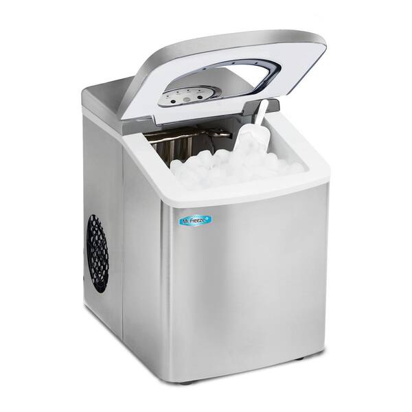 Mr. Freeze 1.7 l Freestanding Portable Ice Maker in Stainless Steel Finish