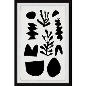"Broken Stones" by Marmont Hill Framed Abstract Art Print 45 in. x 30 in.