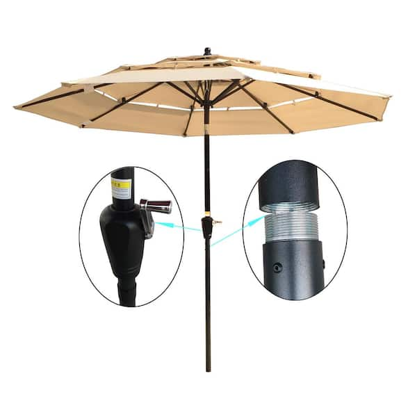 home depot umbrella lights