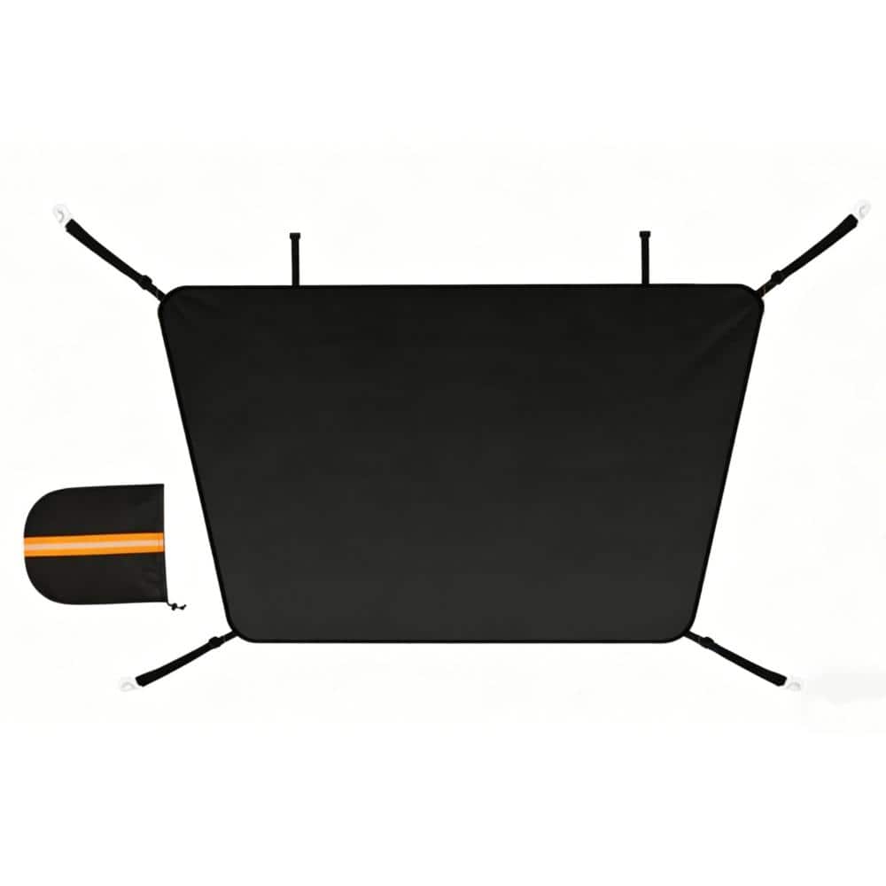 Primehome Windshield Snow Cover with Side Mirror Protectors : UV Sunshade for Cars, SUVs and Vans