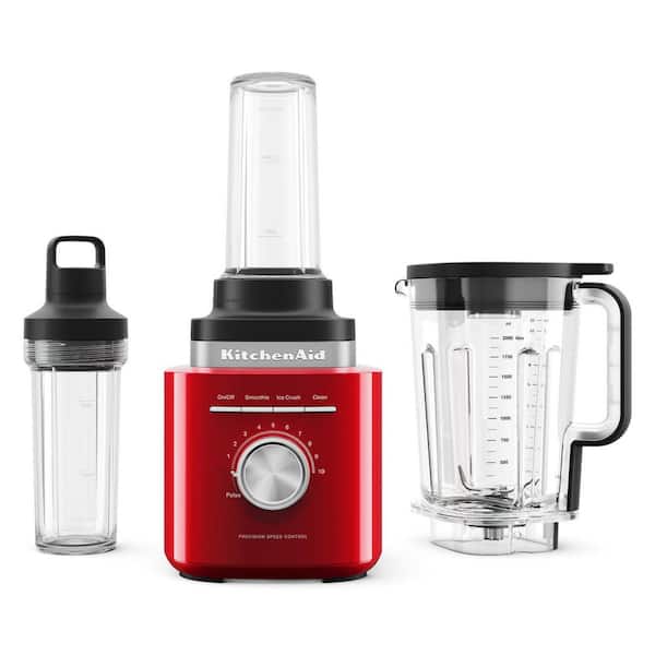 Pure Power 68 oz. 10-Speed Blender with Personal Blending Jar in Empire Red