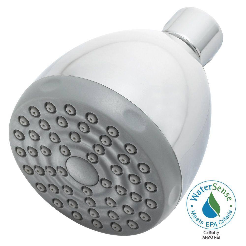 Polished Chrome Wall Mounted Double Handle Shower System