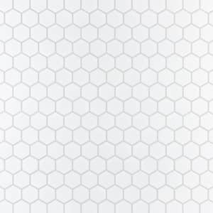 Metro 2 in. Hex Matte White 11-1/8 in. x 12-5/8 in. Porcelain Mosaic Tile (10.0 sq. ft./Case)