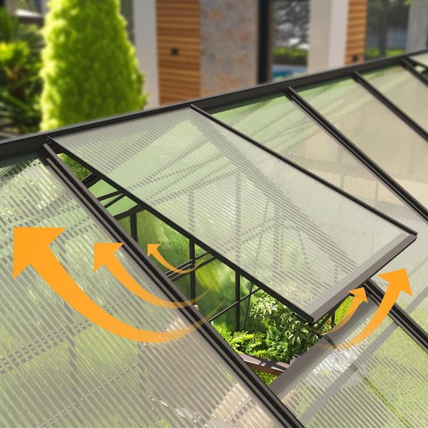 Gardenbee 10 ft. x 14 ft. Outdoor Aluminum Frame