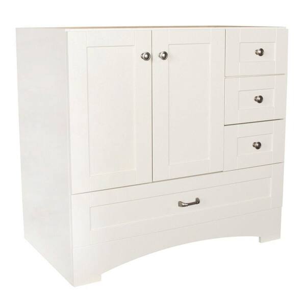 St. Paul Manchester 36 in. Vanity Cabinet Only in Vanilla