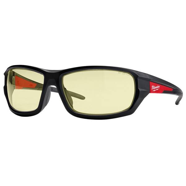 Milwaukee Performance Safety Glasses with Yellow Fog Free Lenses