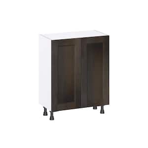 Georgetown 27 in. W x 14 in. D x 34.5 in. H Assembled Full Height Door Base Kitchen Cabinet in Chestnut