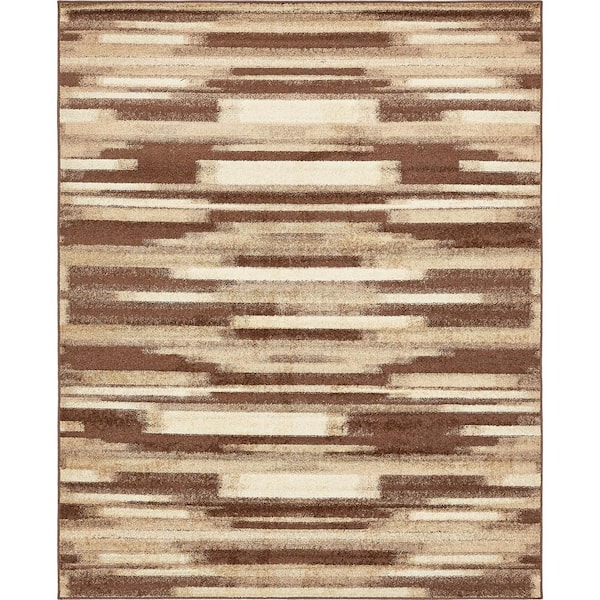 Unique Loom Autumn Wheat Beige 8' 0 x 10' 0 Area Rug
