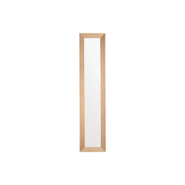 BrandtWorks Natural Maple Elegance Framed Mirror 16 in. W x 71 in. H