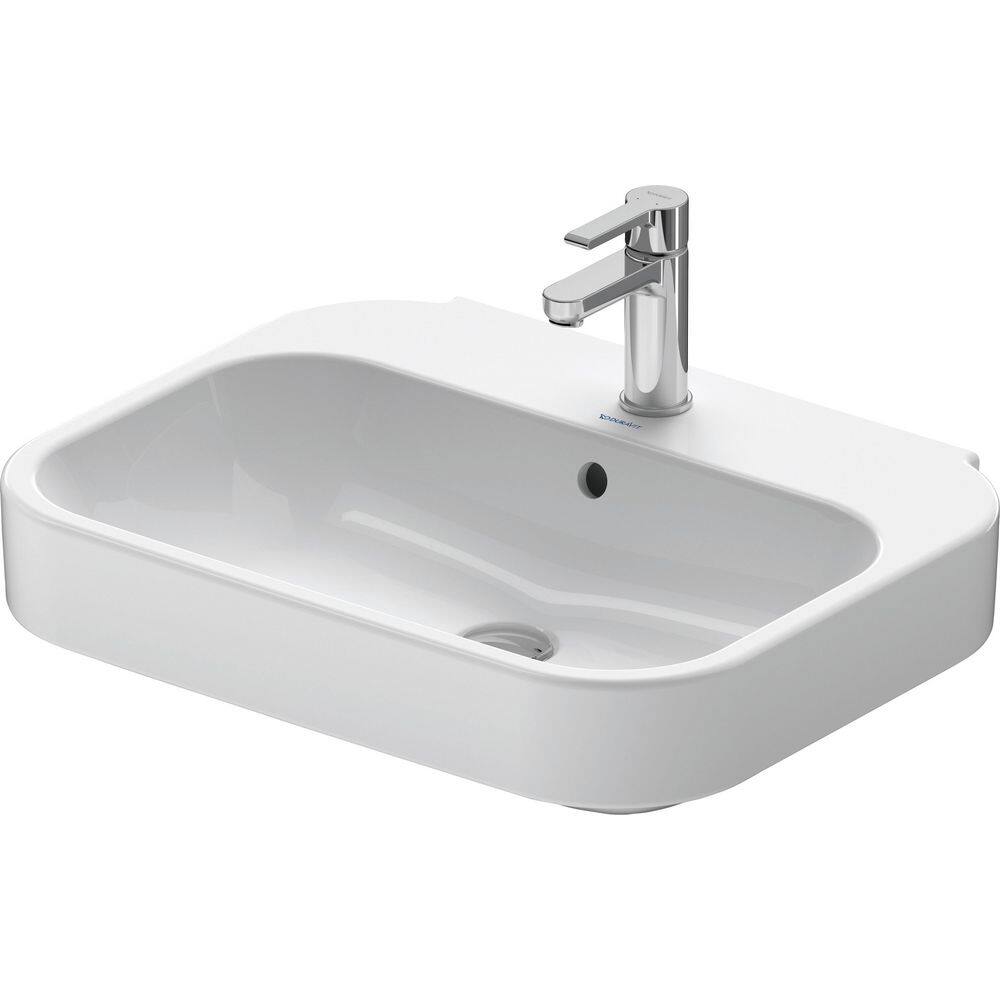 EAN 4021534848766 product image for Happy D.2 23.63 in. Rectangular Bathroom Sink in White | upcitemdb.com