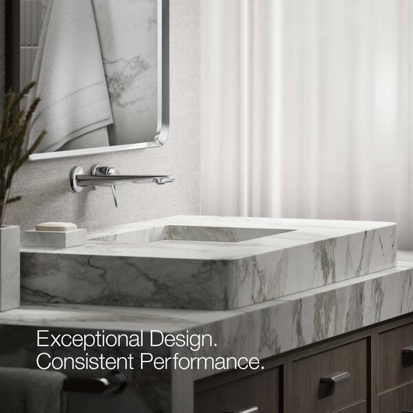 KOHLER Avid Single-Handle Wall Mounted Faucet in Polished Chrome