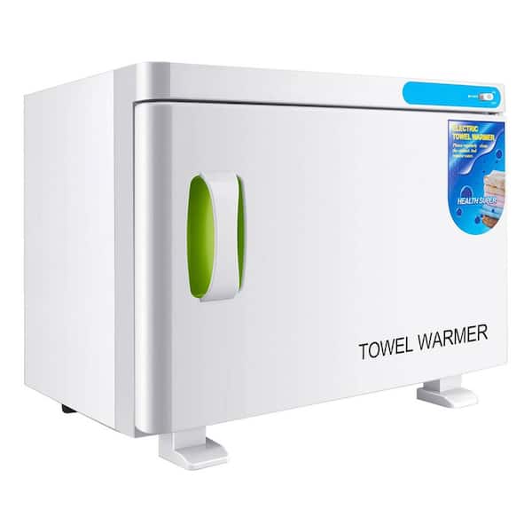Electric Hot Towel Warmer, 23L Heated Towel Cabinet, 2-in-1 Towel Warmer for Spa, Salon, Bathroom in White