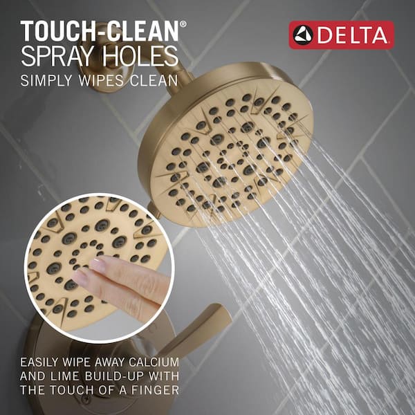 Delta Faryn Gold Single-Handle 5-Spray Tub and Shower Faucet in