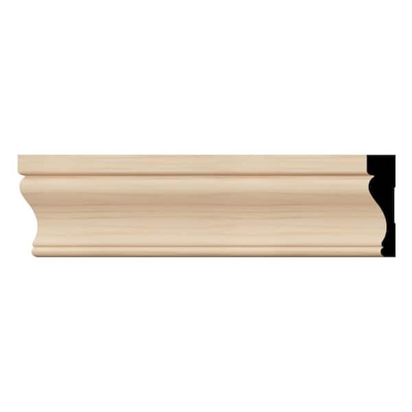 Ekena Millwork WM350 0.69 in. D x 3.5 in. W x 96 in. L Wood (Alder) Flagler Casing Moulding