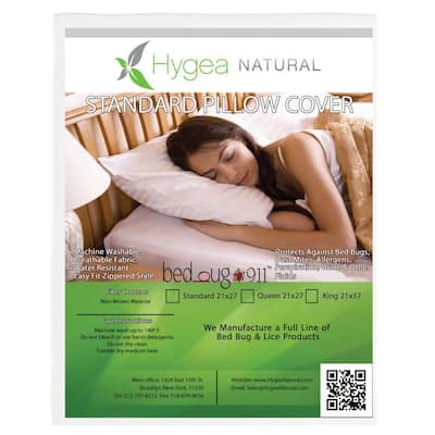 Standard Non-Woven Bed Bug Pillow Cover