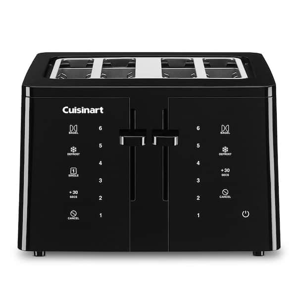 Cuisinart Touchscreen 4Slice Black Wide Slot Toaster CPTT40