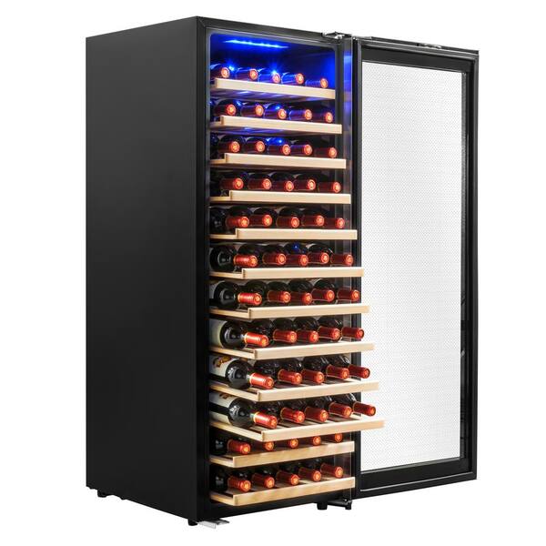 AKDY 19.5 in. 80-Bottle Wine and 160-Can Compressor Beverage Cooler